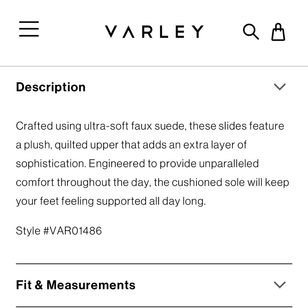 Varley Giles Quilted Slides 6 - Picture 5 of 10